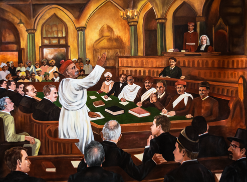 Print on Canvas - Tilak's Trial New Color