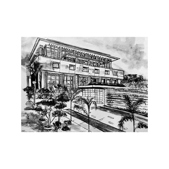 Prints - Set of 5 Black & White Delhi High Court