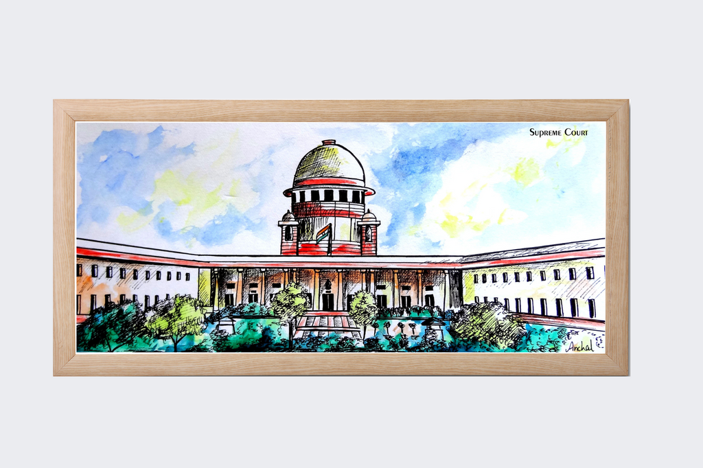 Supreme Court of India Color Print