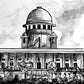 Supreme Court of India B&W Print 