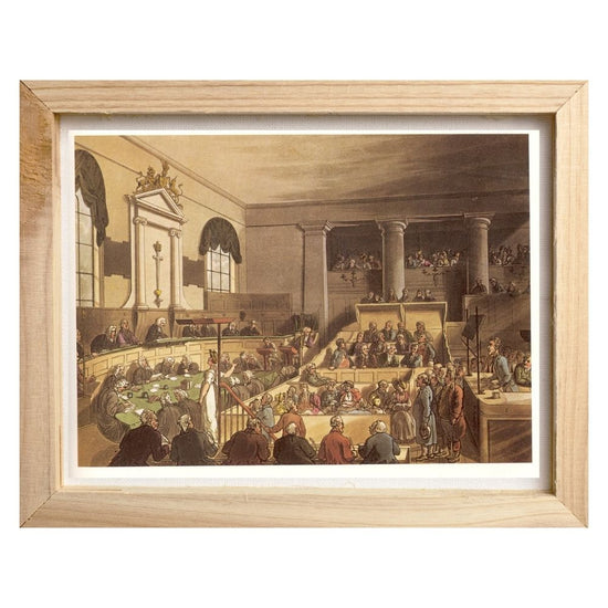 Lawyer office interior design ideas | Legal Prints | The Old Bailey, London - Thomas Rowlandson
