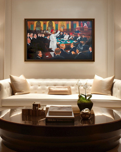 Tilak's Trial Canvas Color Print