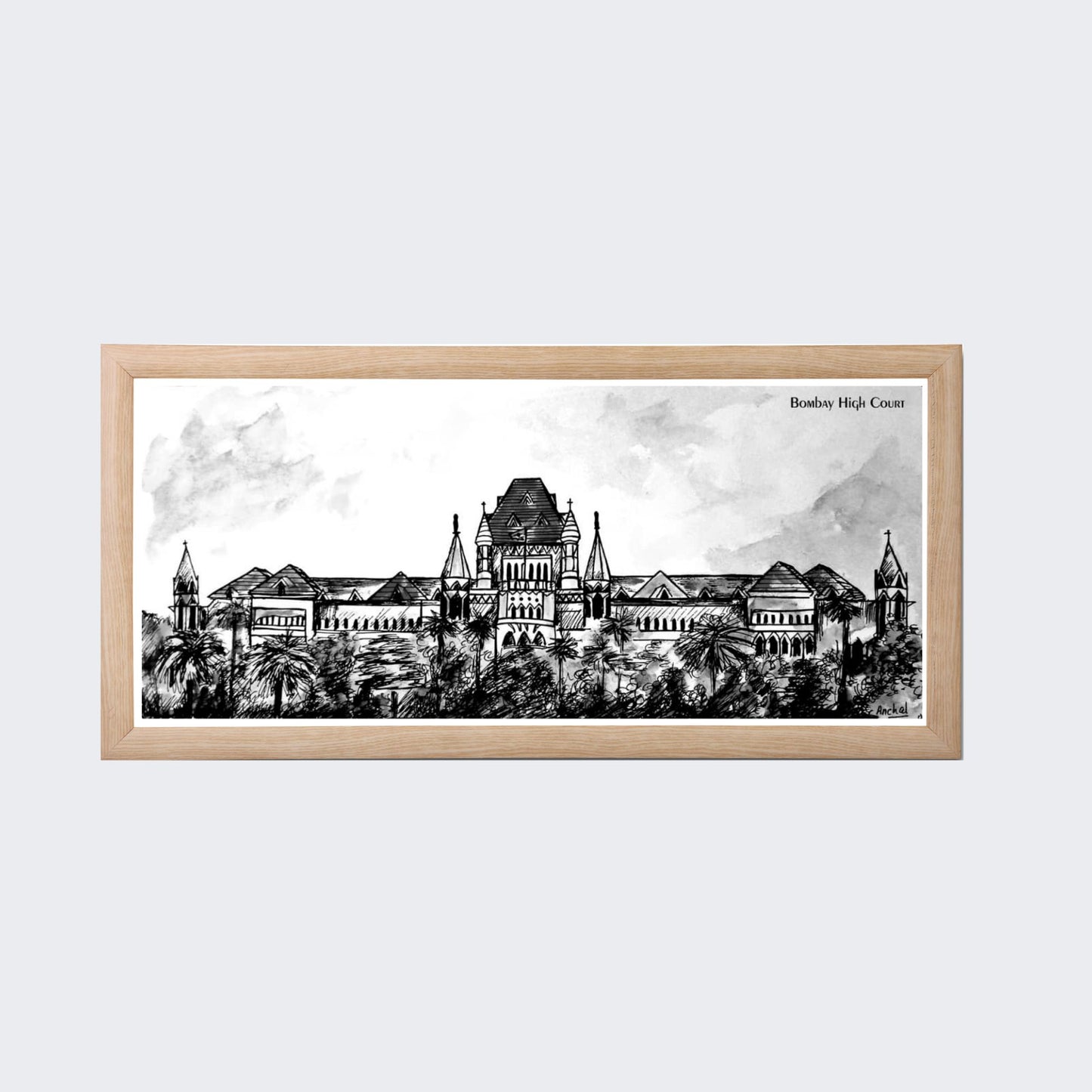 Print of the Bombay High Court - B&W