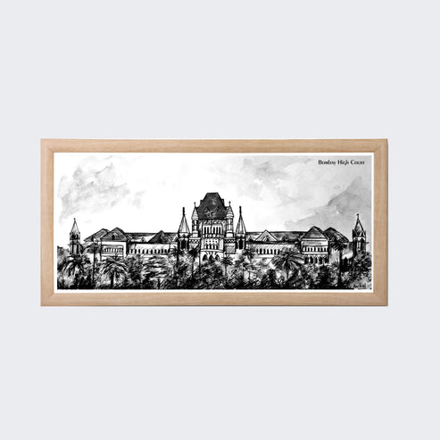 Print of the Bombay High Court - B&W