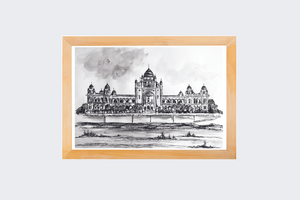Telangana High Court B&W Print 