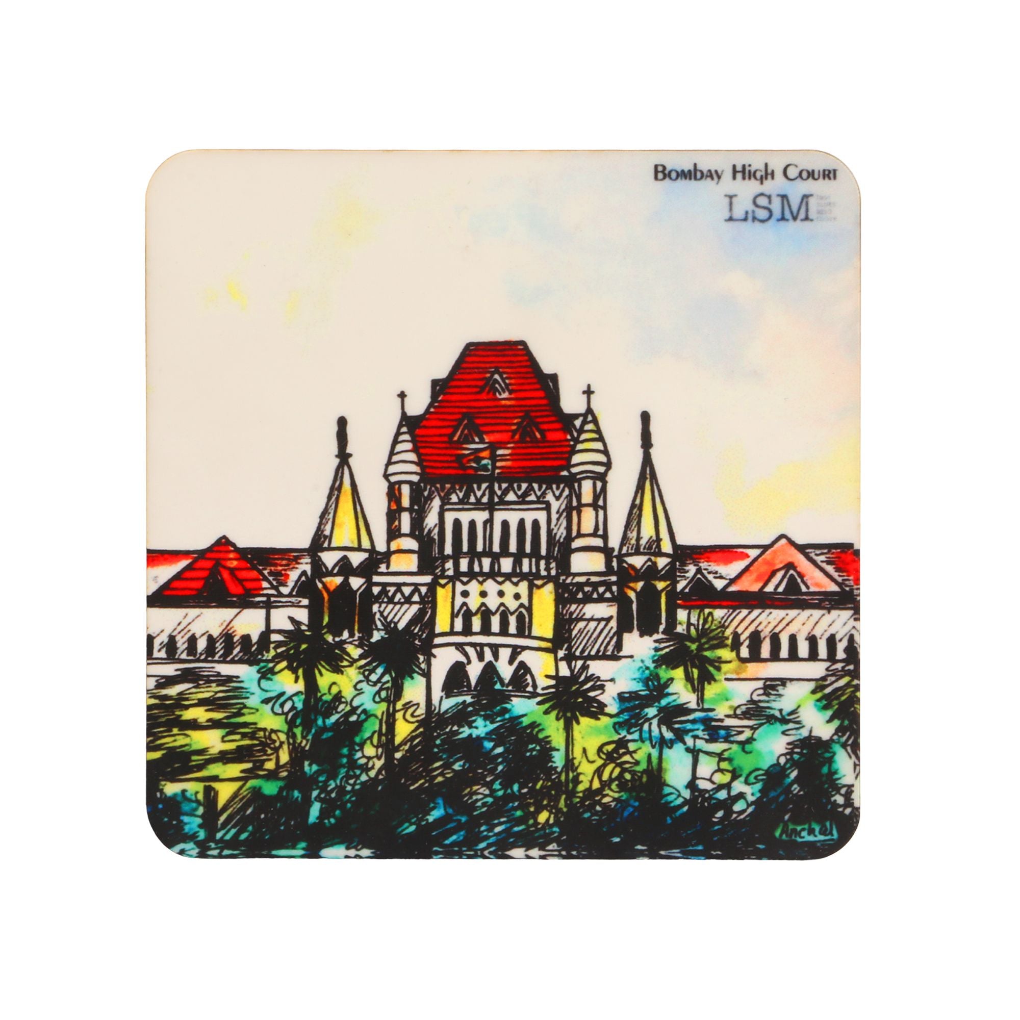 Bombay High Court Color Coasters 