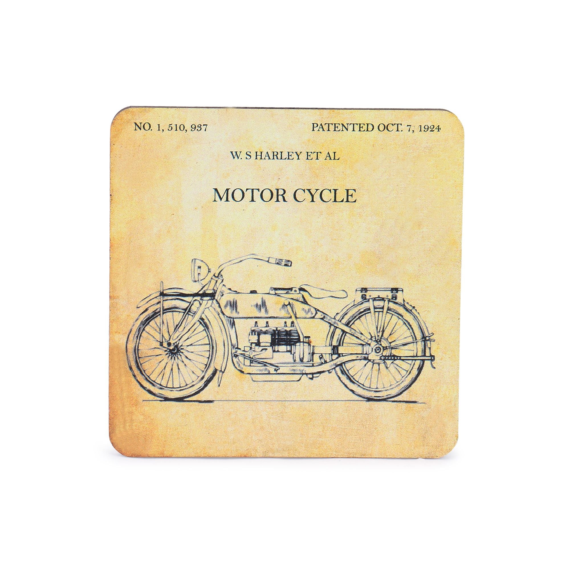 Patent Coasters - Motor Cycle