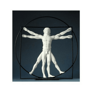 Figurine - Da Vinci'l Homme De Vitruve Man (White)