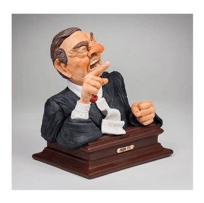 Lawyer bust- Prove it! Figurine