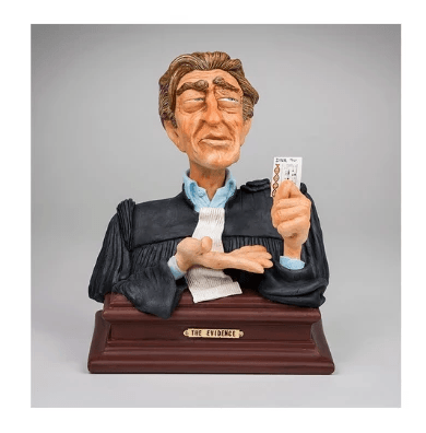 Lawyer bust- The Evidence! Figurine