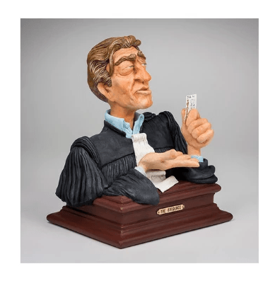 Lawyer bust- The Evidence! Figurine