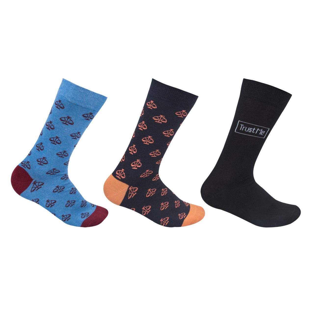 The Sassy Solicitor Colourful Socks, Full Length, Set of 3