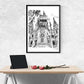 Bombay High Court B&W Print (Perspective Shot)