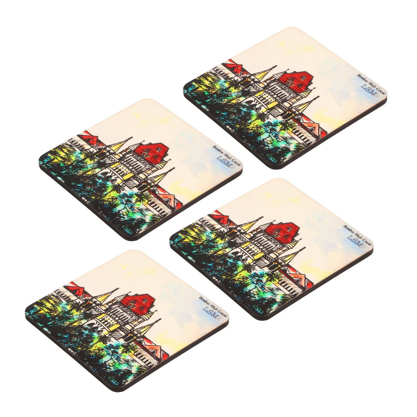 Bombay High Court Color Coasters 