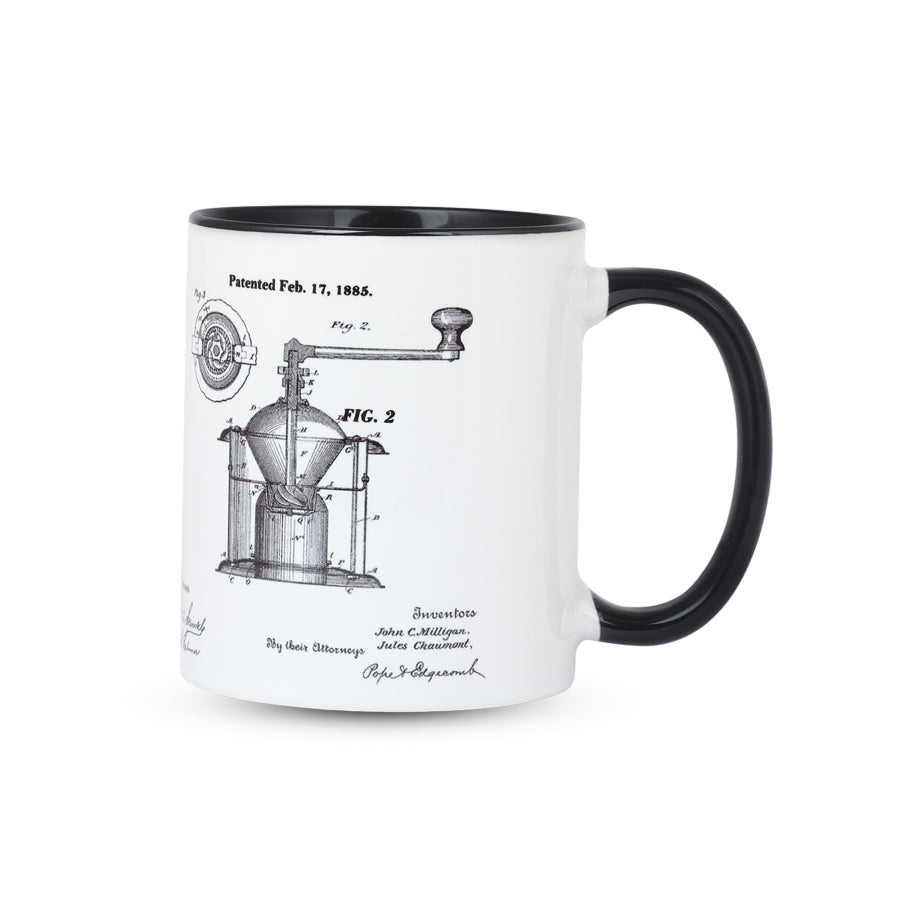Mug - Coffee Grinder Patent