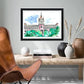 Calcutta High Court Color Print