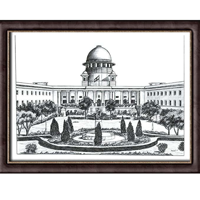 Drawing The Higher Court Supreme Court Ka Photo Print Of The