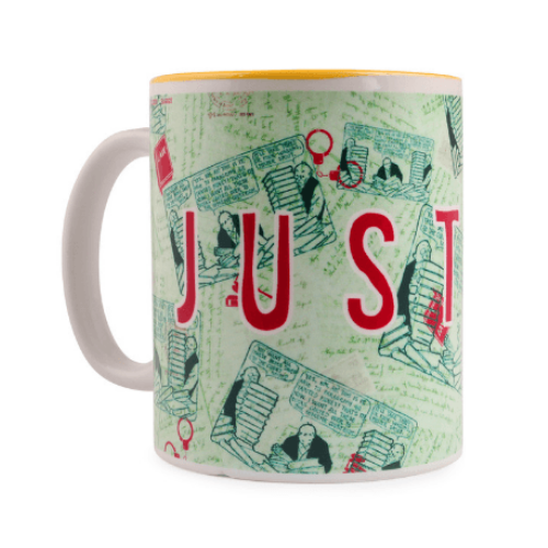 Mug - Justice - Yellow inside