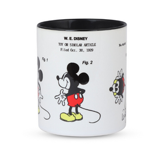 Mug - Mickey Mouse Patent Black Inside